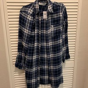 Flannel dress with tags!
